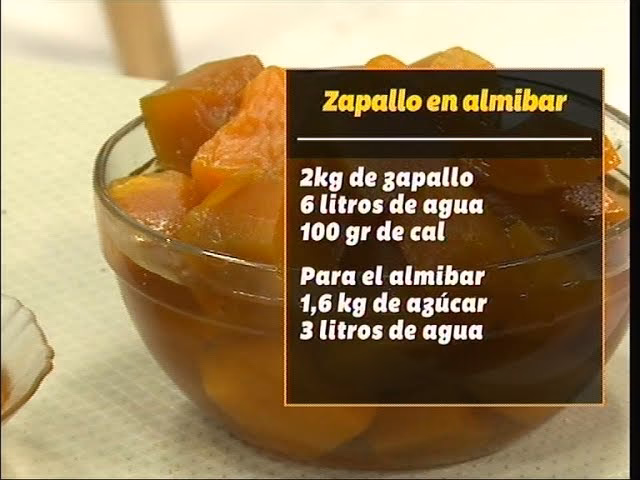 ¿Cómo se congela el dulce de zapallo?