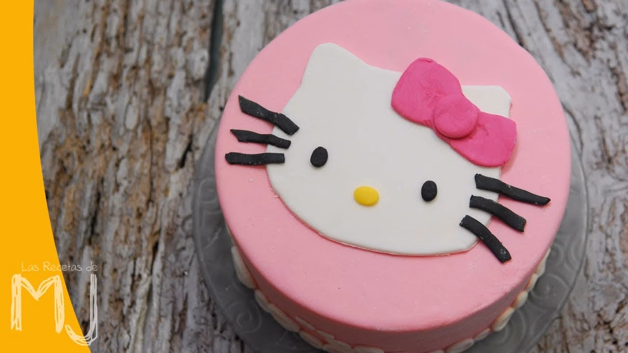 ¿Cómo hacer una tarta de Hello Kitty?