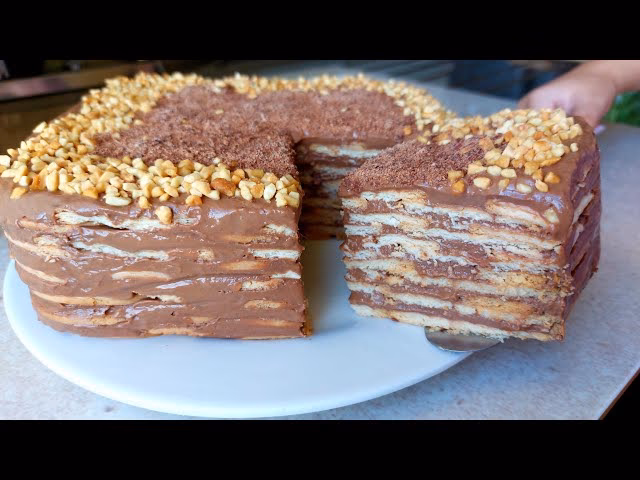 ¿Cómo hacer marquesa de chocolate con galletas María?