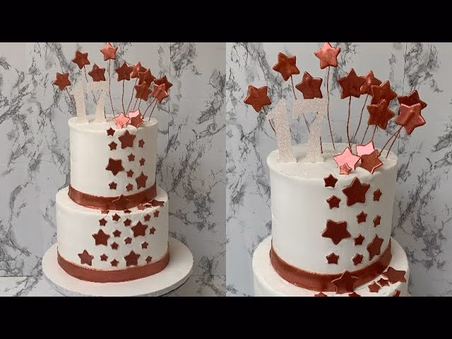 ¿Cómo hacer una Torte con estrellas?