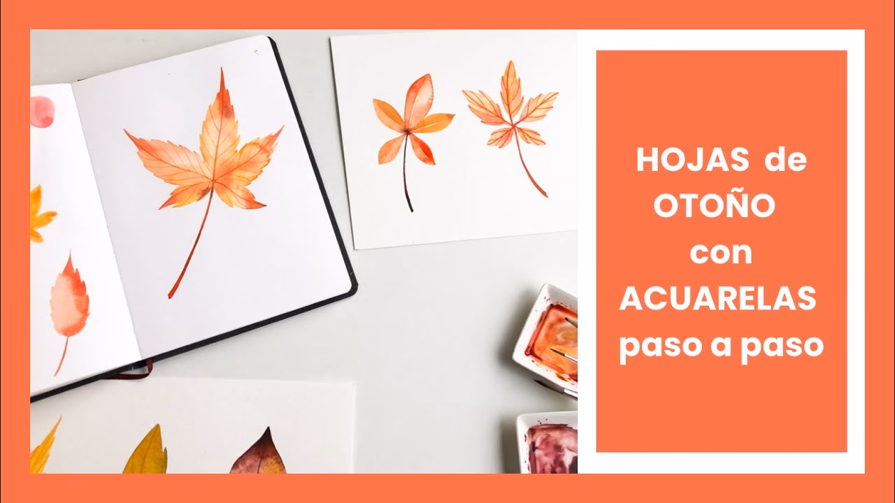 ¿Cómo pintar hojas de otoño?