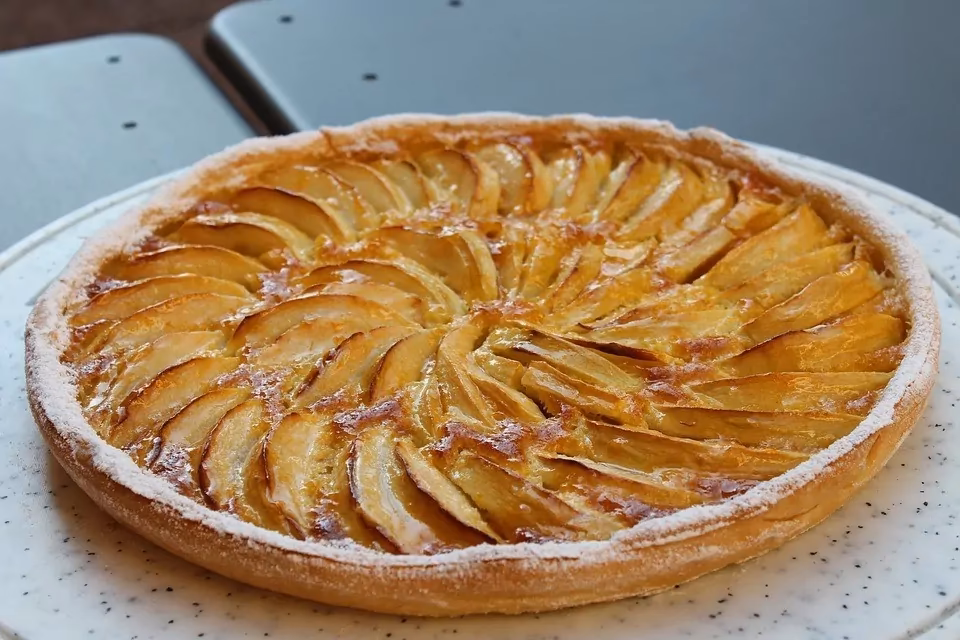 ¿Qué es una tarta de manzana sin harina?