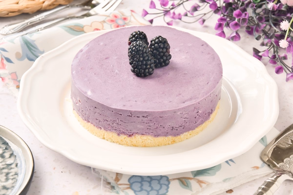 ¿Qué es una tarta de moras sin horno?