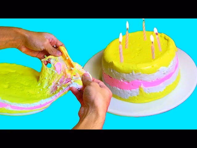 ¿Cómo hacer un Slime elástico y brillante?
