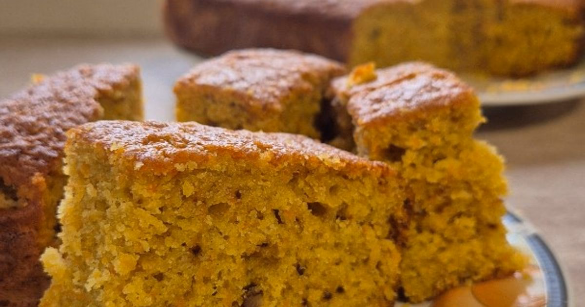 ¿Cuántas calorías tiene una torta de zanahoria?