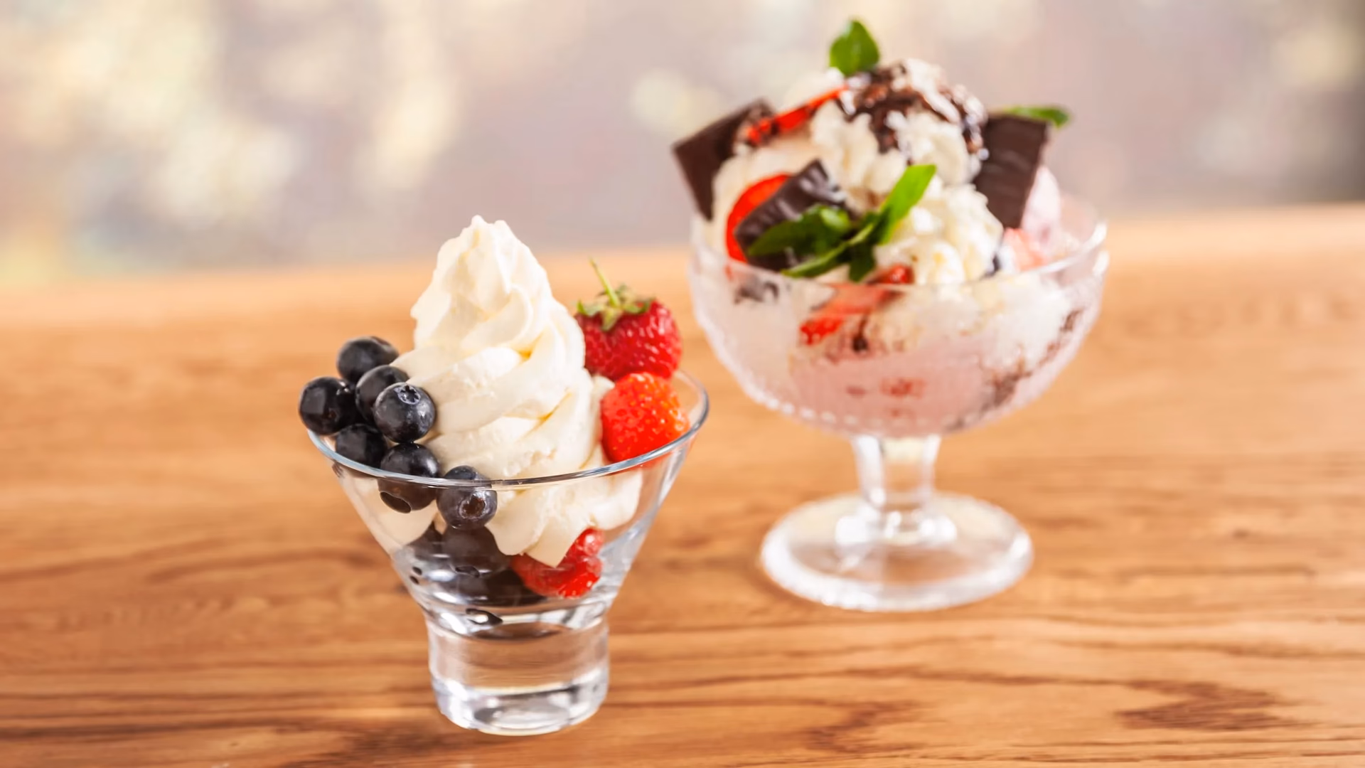 ¿Cómo preparar copas de helado?