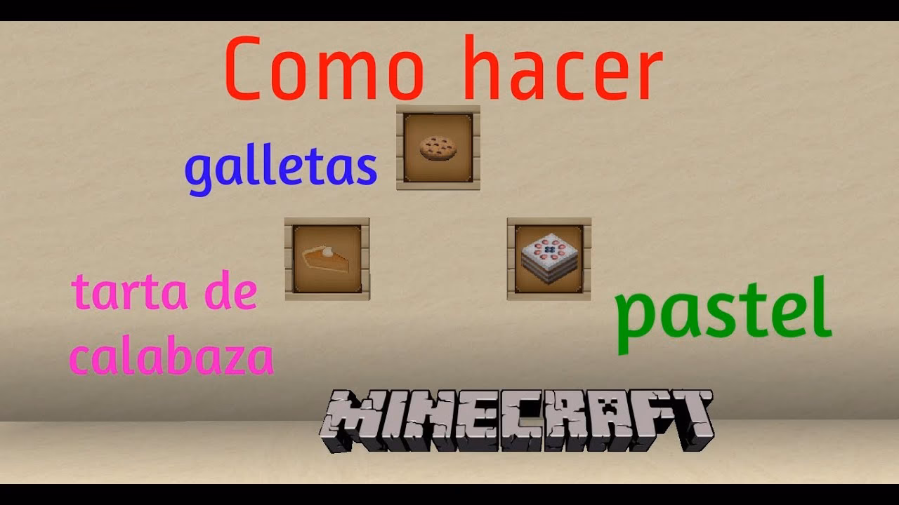 ¿Cómo hacer un pastel de calabaza en Minecraft?