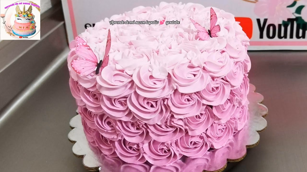 ¿Cómo hacer rosetones de tarta?