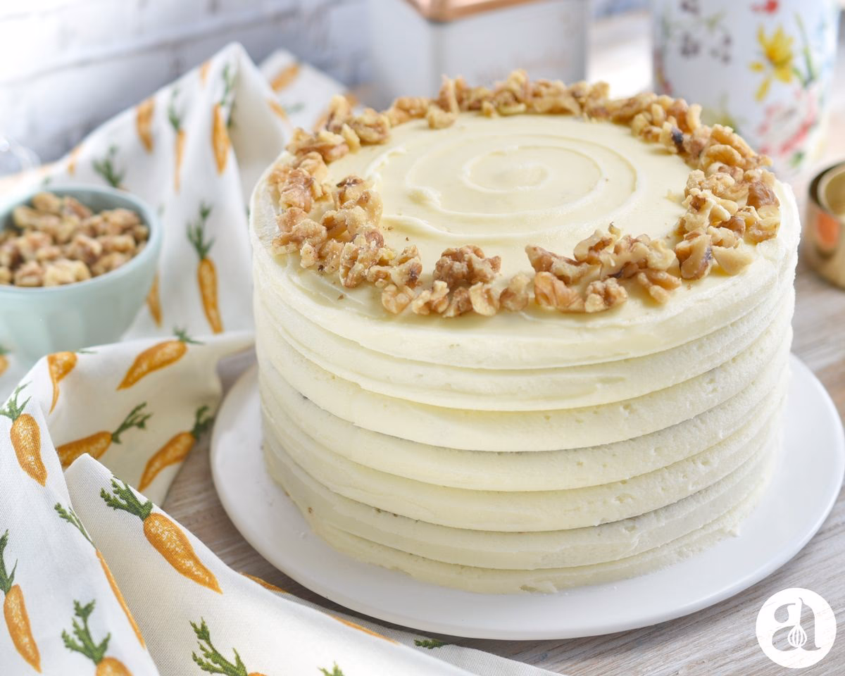 ¿Cómo encarar una torta de zanahoria?