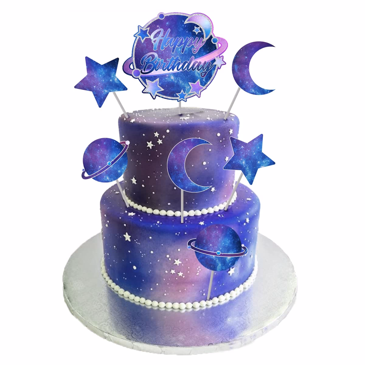 ¿Cómo hacer torta galaxia?