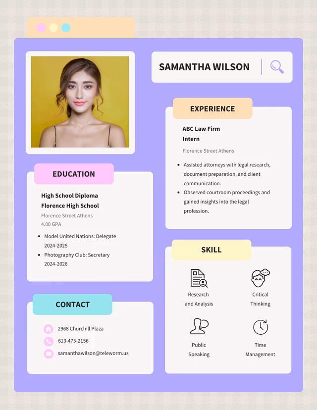 ¿Qué significa el color pastel en un CV?