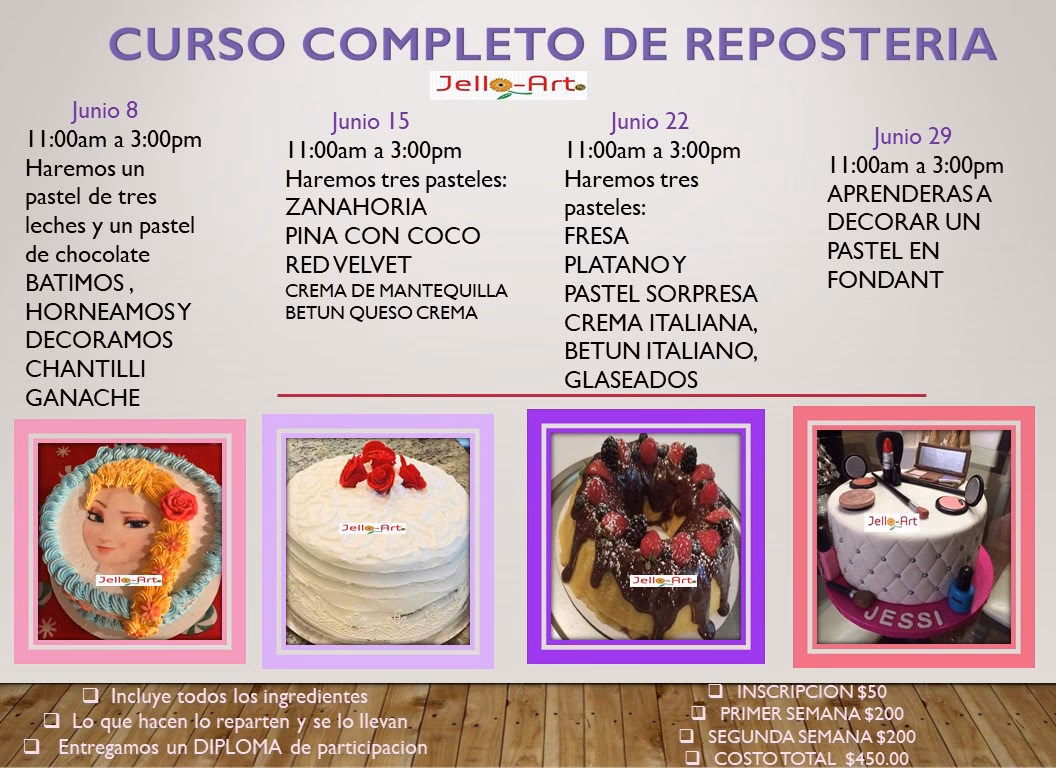 ¿Qué ofrece el curso de pastelería y repostería profesional?