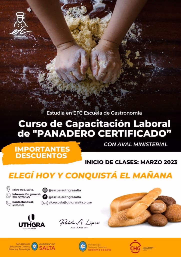 ¿Qué es el curso de panadería y pastelería?