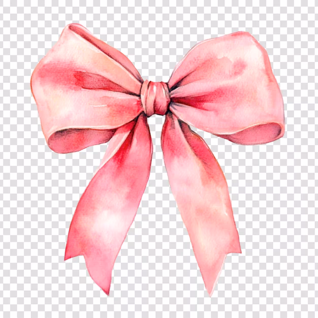How many free pink bow PNG images with transparent backgrounds?