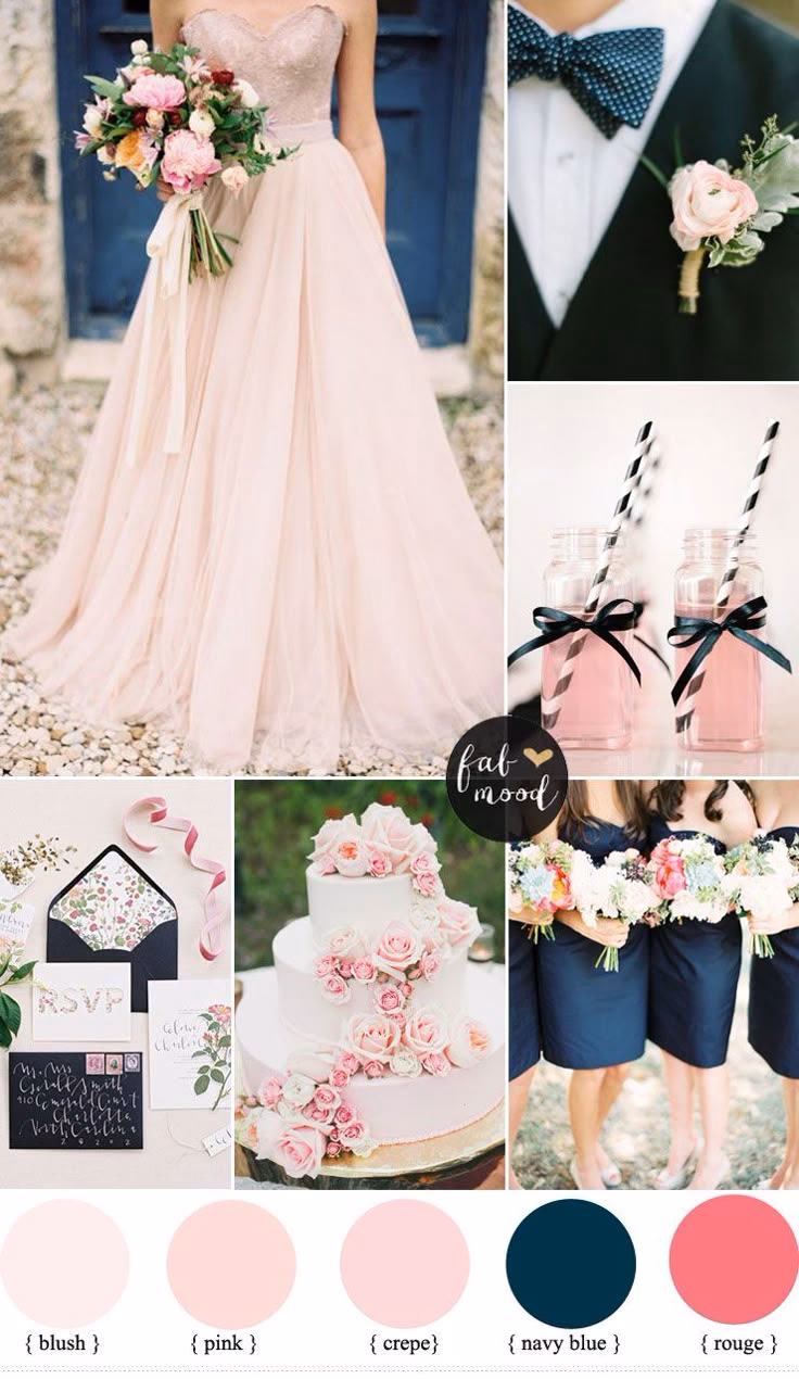 What colors are in the pink & blue pastels color scheme?