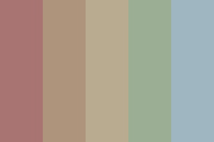 What colors are in the dark pastel shades color scheme?