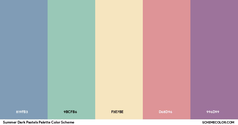 Where can I find a dark pastel color palette?