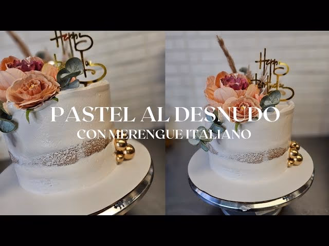 ¿Cómo se puede decorar una torta con merengue?