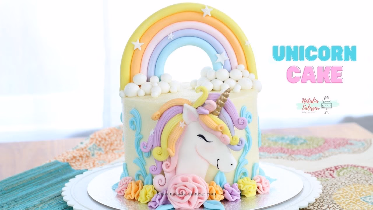 ¿Cómo hacer una torta arcoíris?