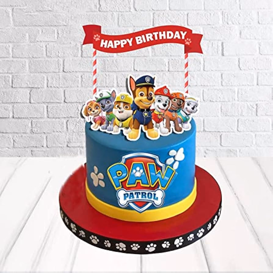 ¿Cómo decorar un candy bar de PAW Patrol?