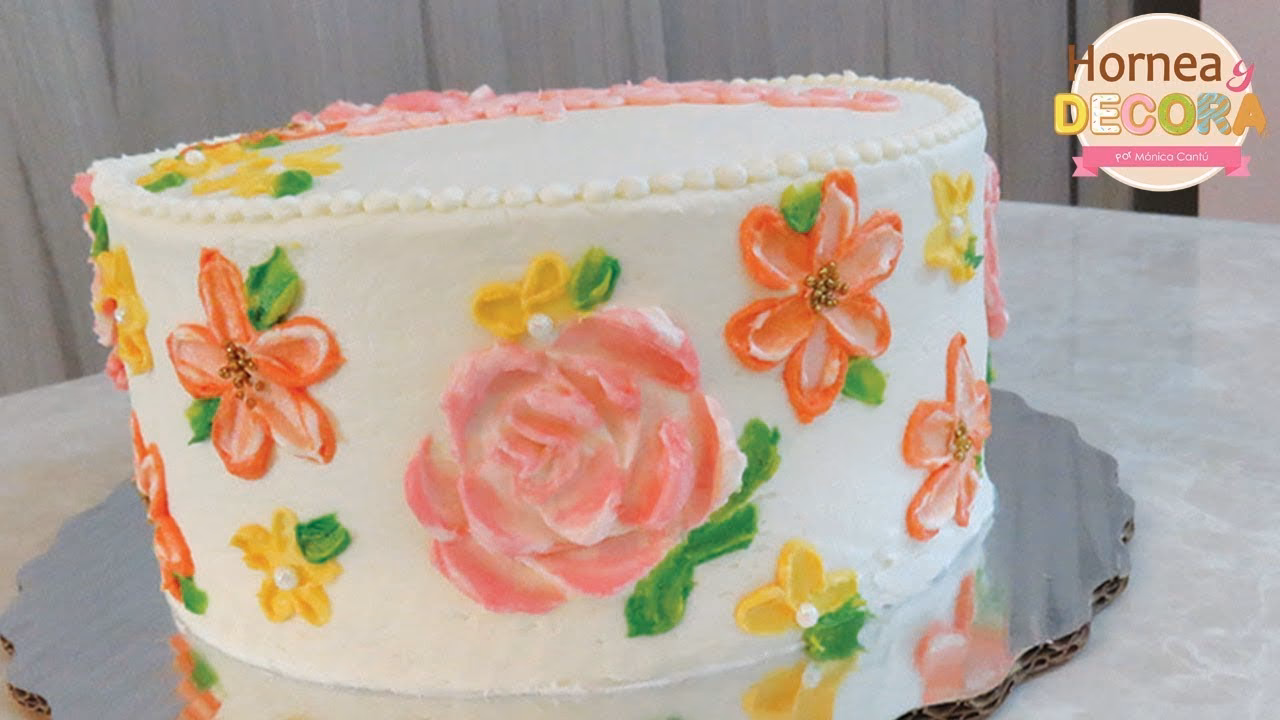 ¿Qué pincel necesito para pintar una tarta?