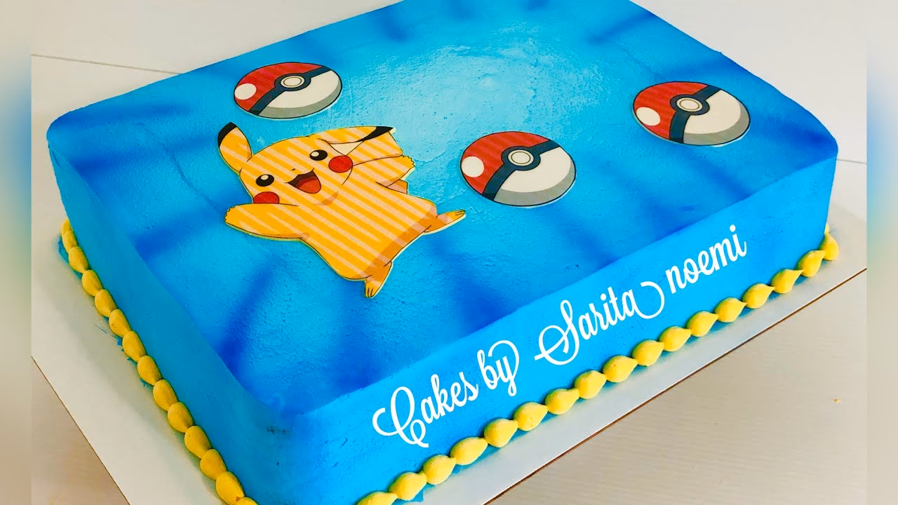 ¿Cómo se llama la tarta de Pokémon?