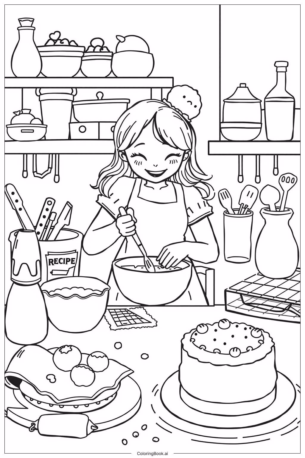 ¿Cómo puedes divertirte con los dibujos de cocinar?