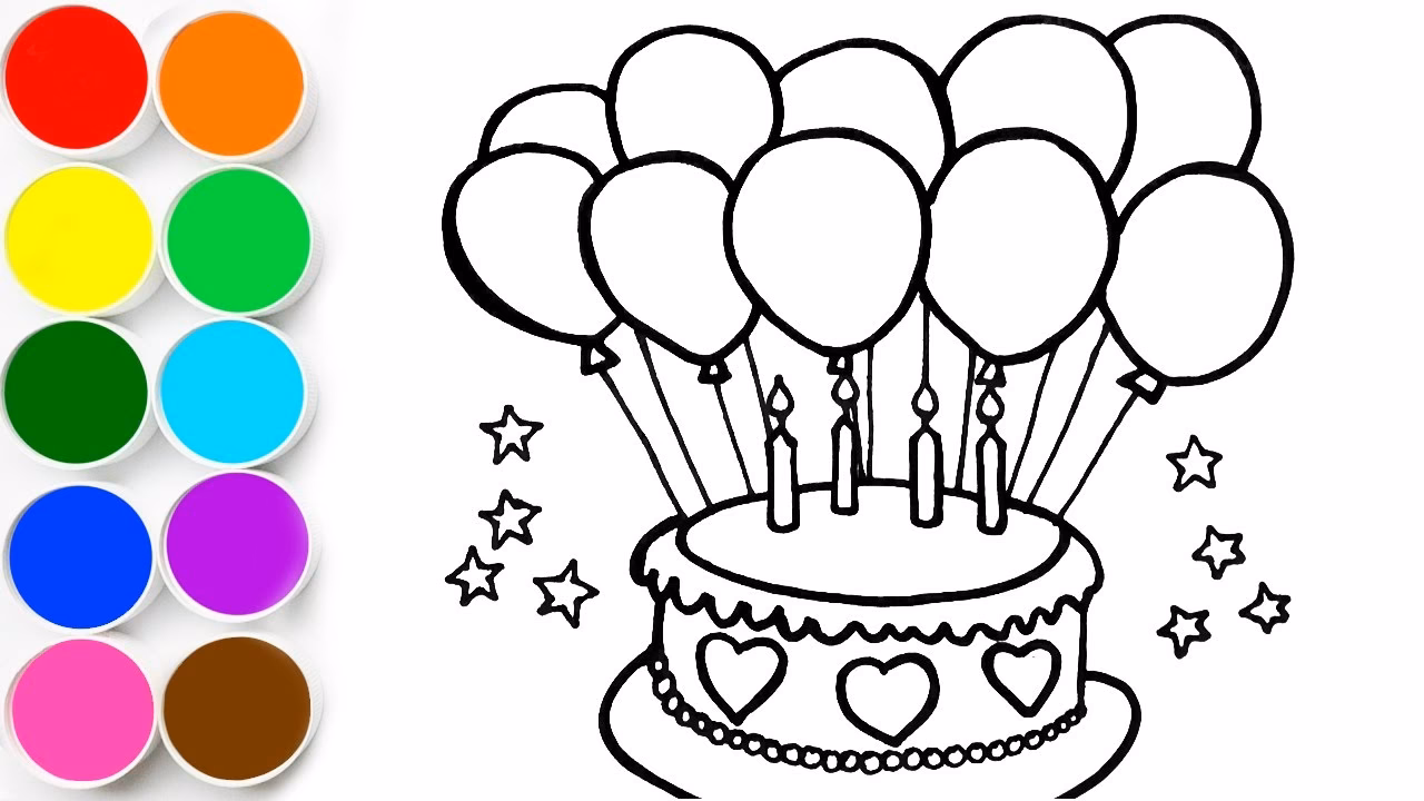 ¿Qué descubrirás con los dibujos de globos para colorear?