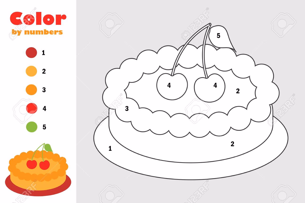 ¿Cómo hacer dibujos para colorear por números?