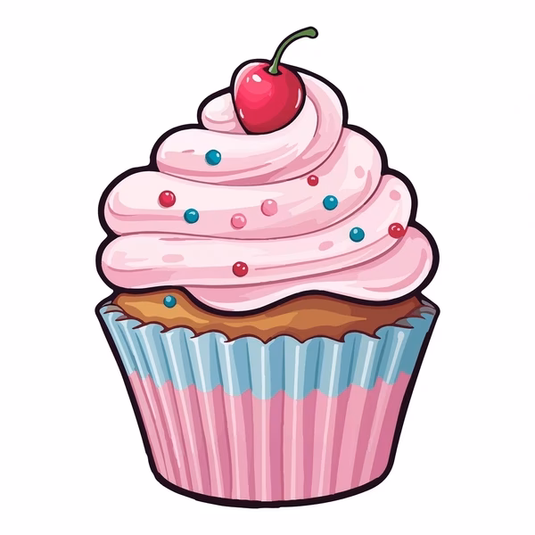 ¿Cómo se pueden usar los dibujos de cupcakes?