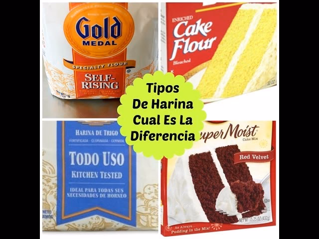 ¿Cuál es la diferencia entre harina floja y harina leudante?