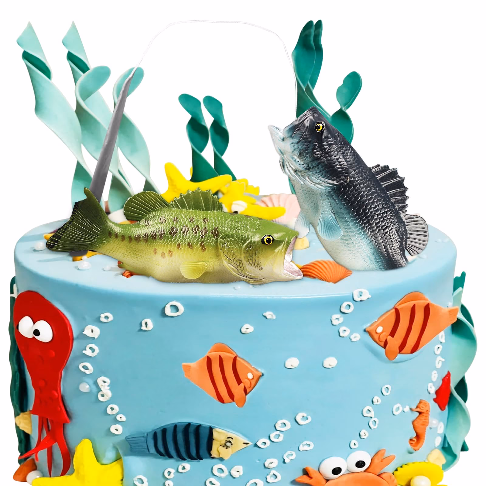 ¿Cómo se puede crear una decoración con peces?