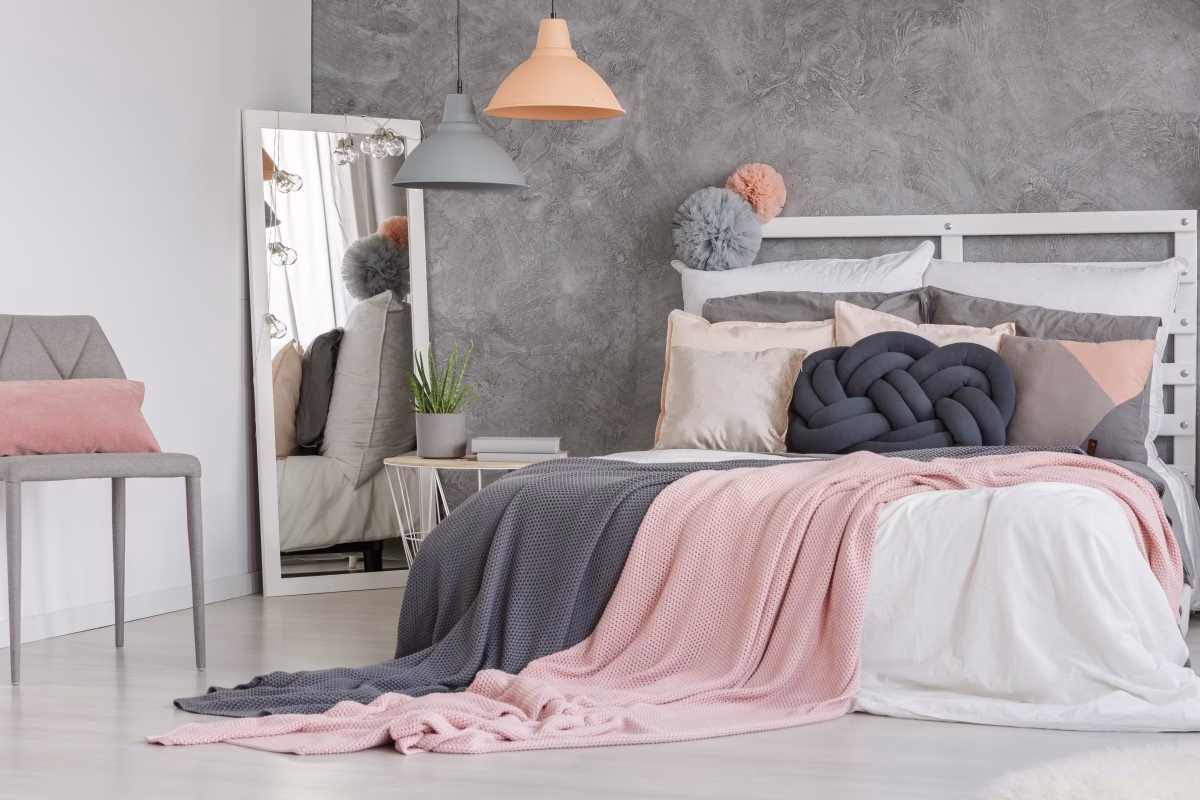 ¿Cómo decorar un dormitorio con colores pasteles?