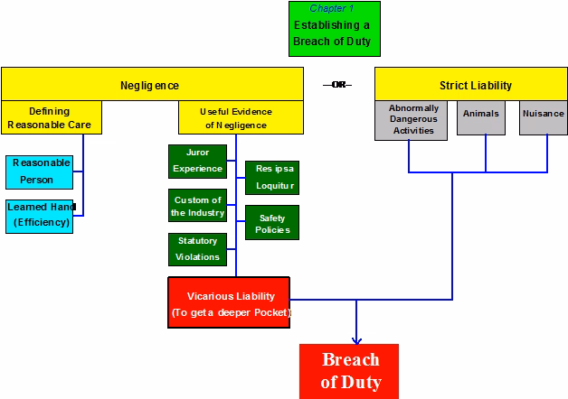 What are the key elements of duty of care?