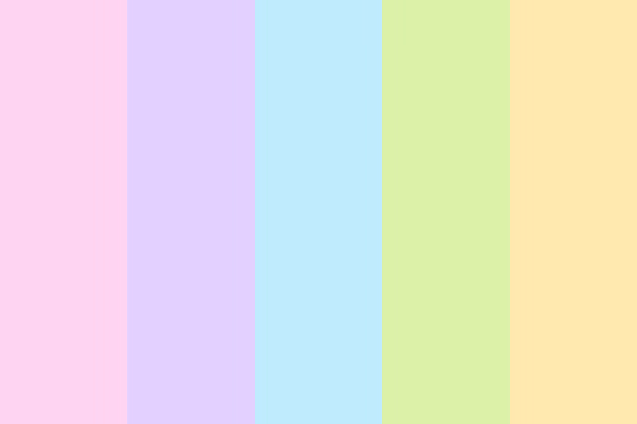 What colors are in the Easter Pastels color scheme?