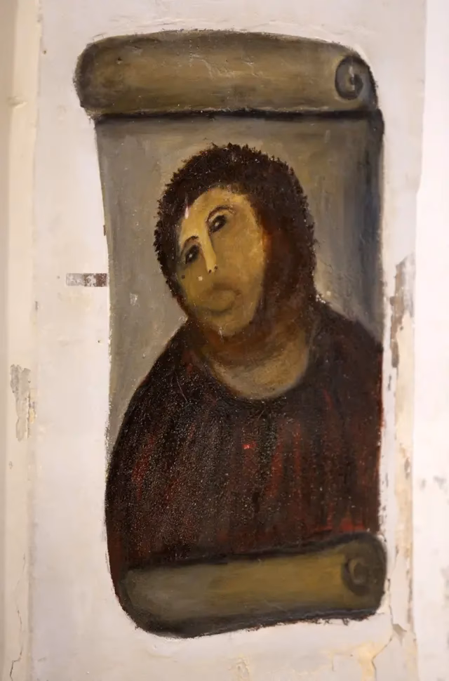 ¿Quién restauró el Ecce Homo original de 1930?