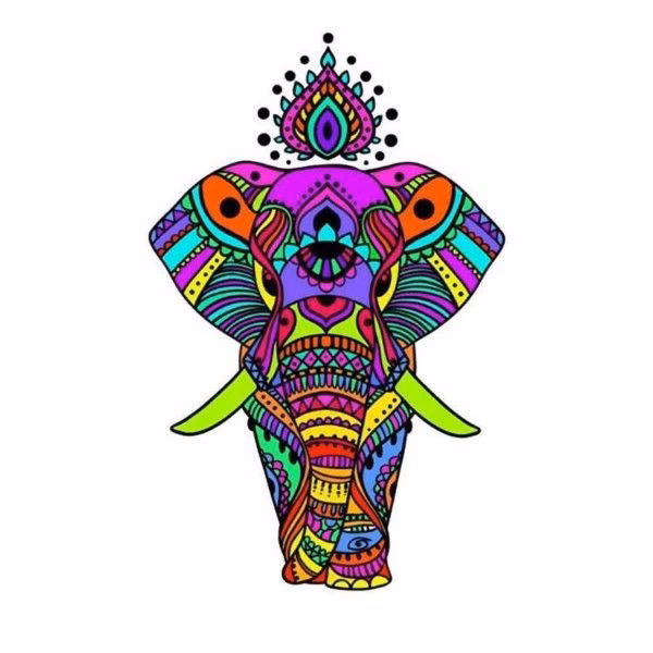 ¿Qué ofrecen los mandalas de elefantes para colorear?