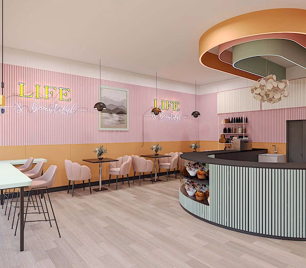 ¿Cuáles son los colores pasteles para cafeterías?