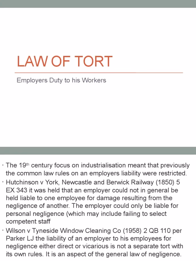 What is Employers' Liability?