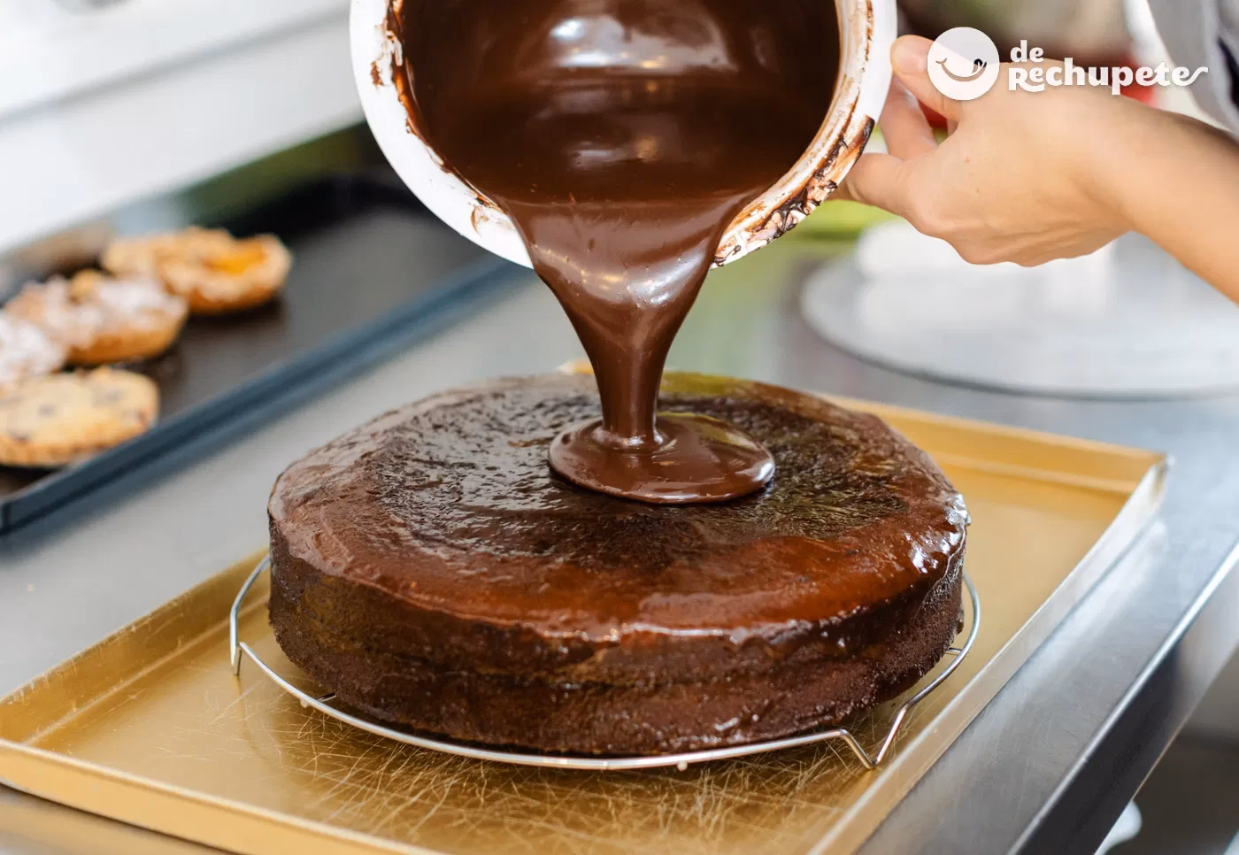 ¿Cómo se prepara una cobertura de chocolate?