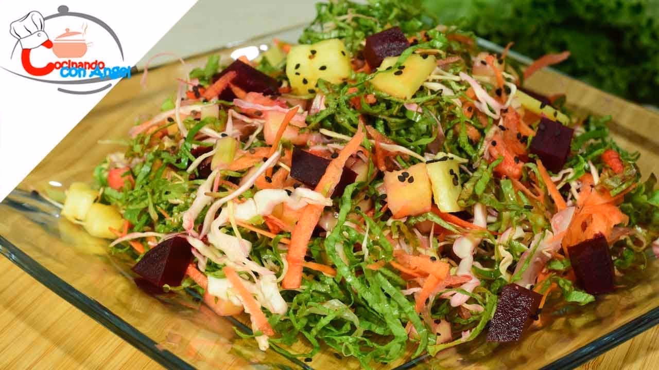 ¿Qué se agrega al final de la ensalada de papa?