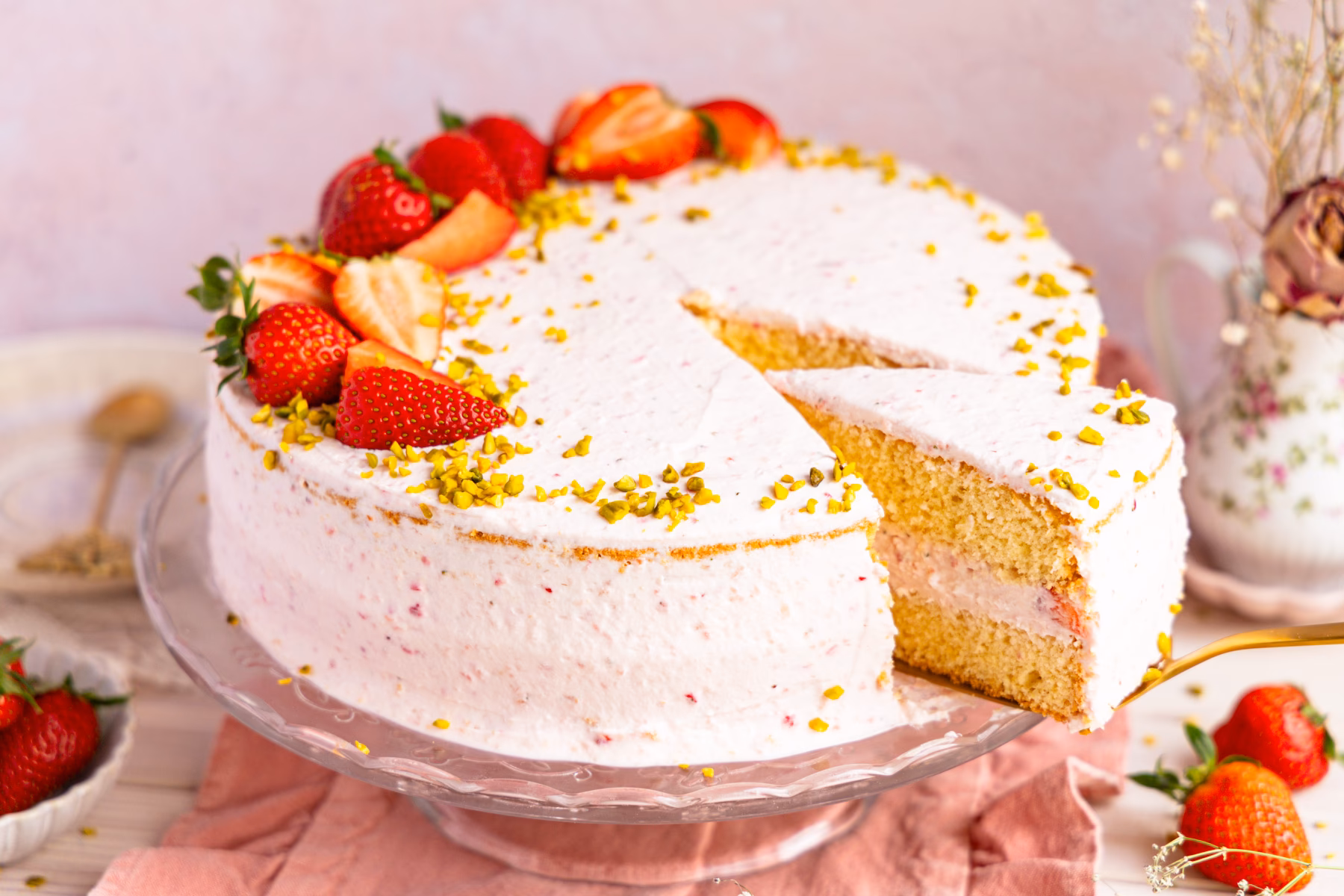 Wie macht man eine Creme aus Erdbeeren?