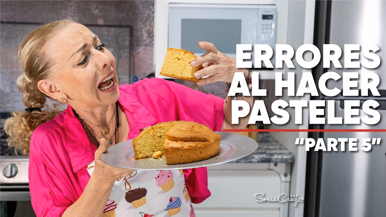 ¿Cuáles son los principales errores al hornear un pastel?