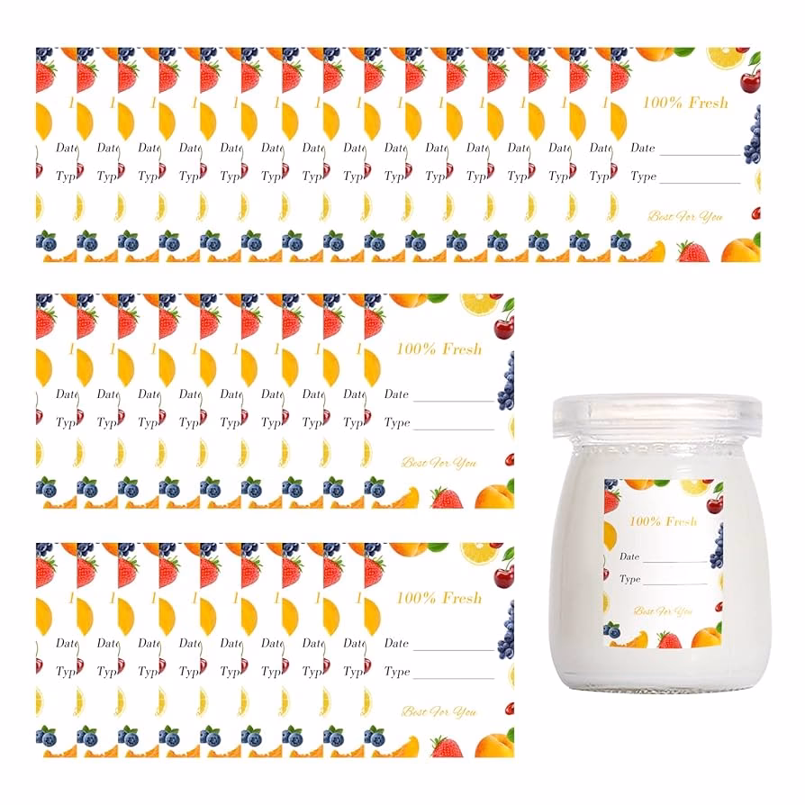 ¿Cómo preparar los frascos de yogur?