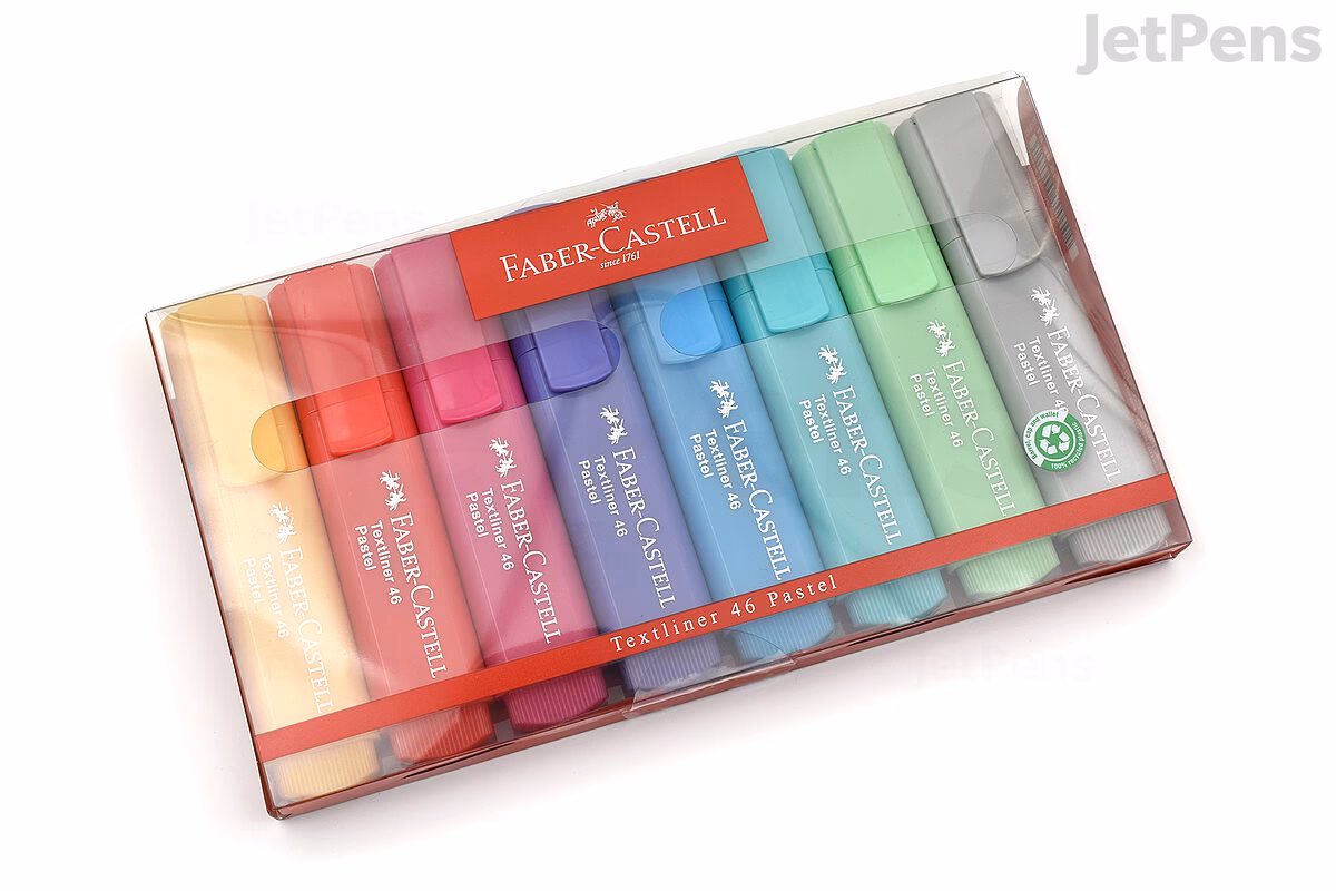 What are Faber-Castell textliner highlighters?