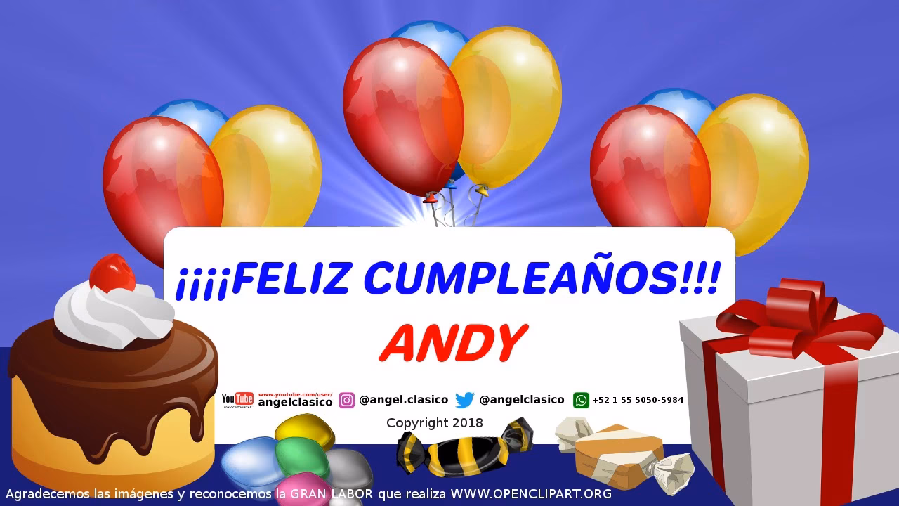 ¿Por qué mandar un mensaje de cumpleaños a Andy?