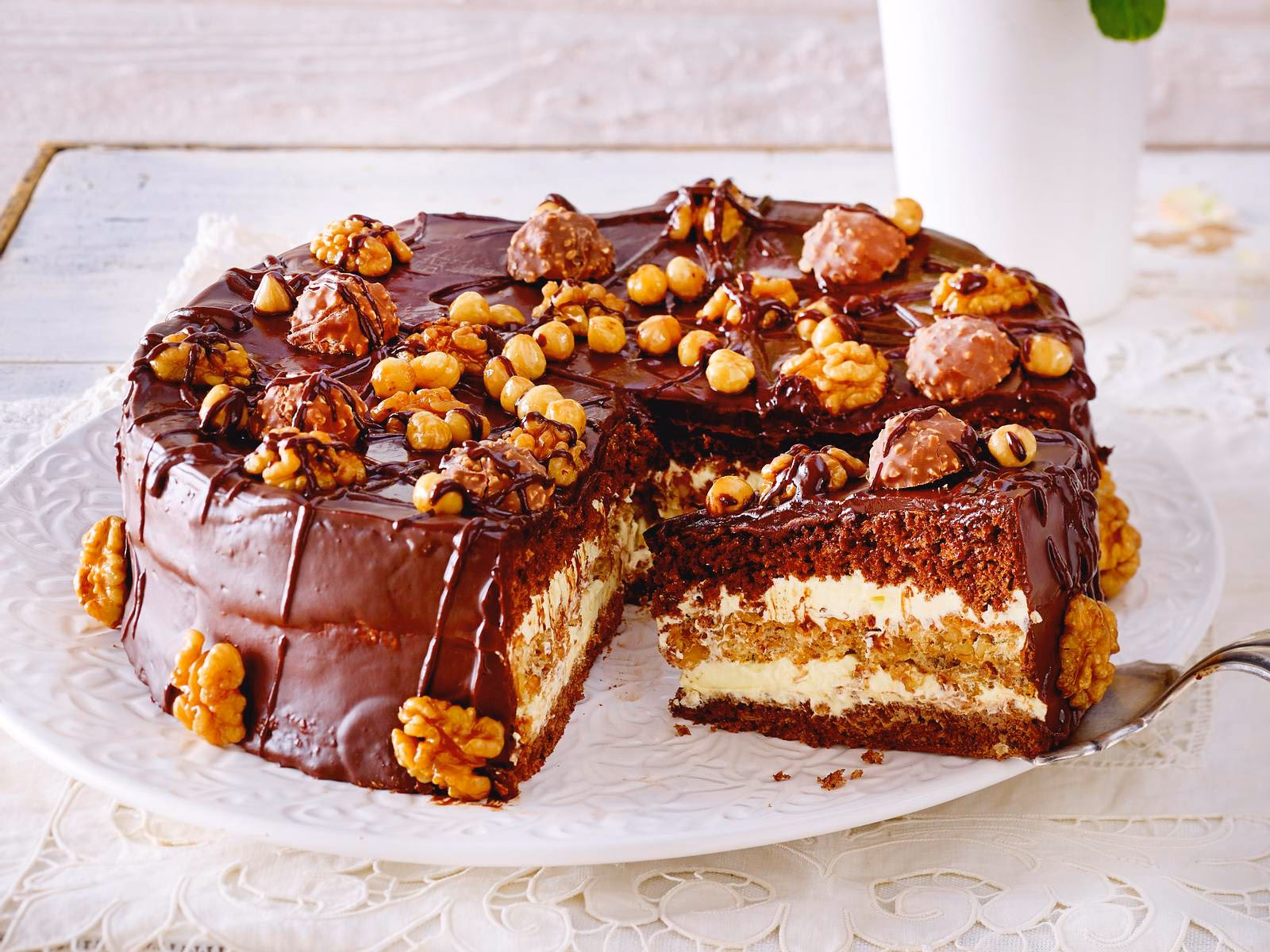 Wie verarbeite ich Ferrero Rocher Kugeln?