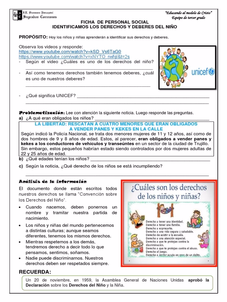 ¿Cómo redactar un texto de derechos de las niñas y los niños?