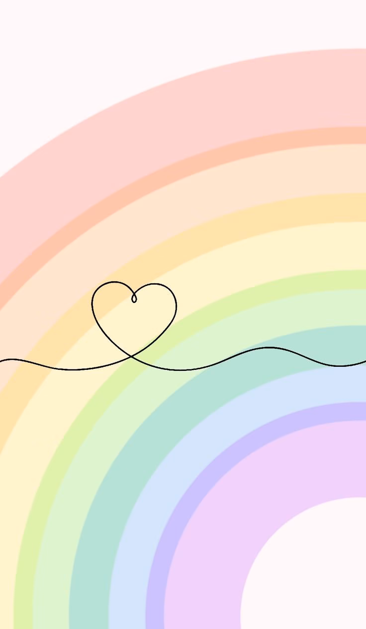 ¿Cómo crear un dibujo con el arcoiris?