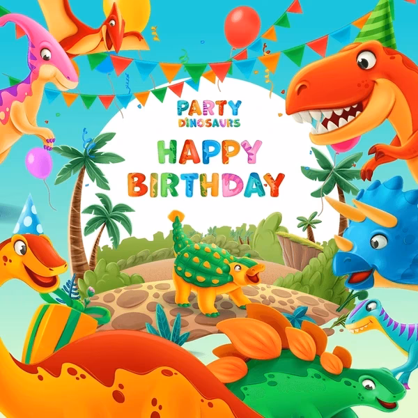 ¿Cómo decorar una tarjeta de dinosaurios?
